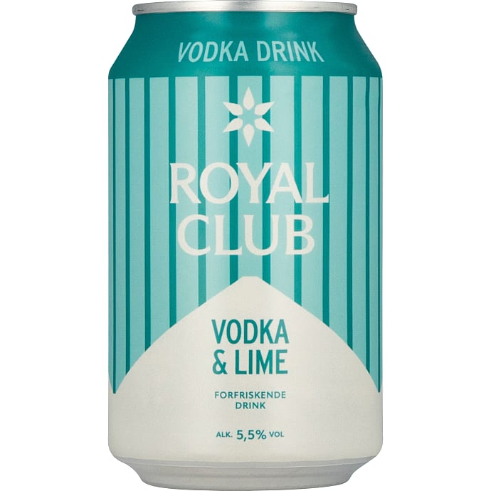 Cocktail m. vodka og lime