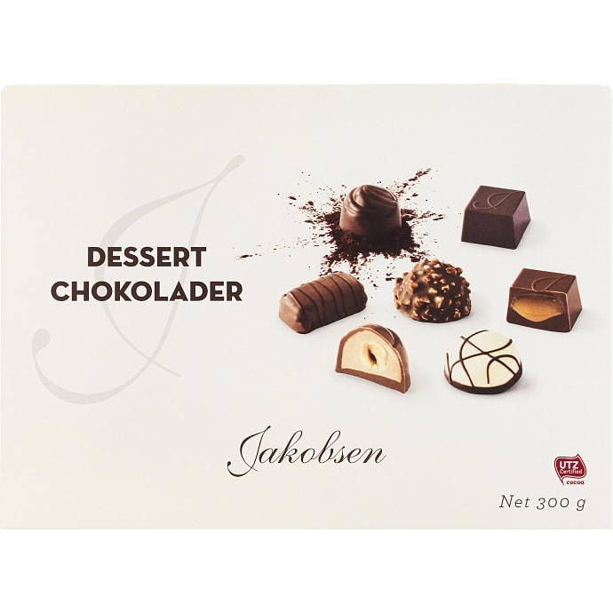 Blandede fyldte chokolader