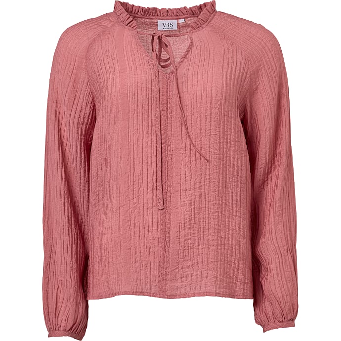 VRS Dame Bluse med Raglan Ærmer L Rosa