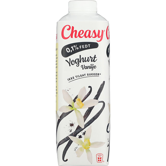Yoghurt m. vanilje 0,1% fedt u. tilsat sukker