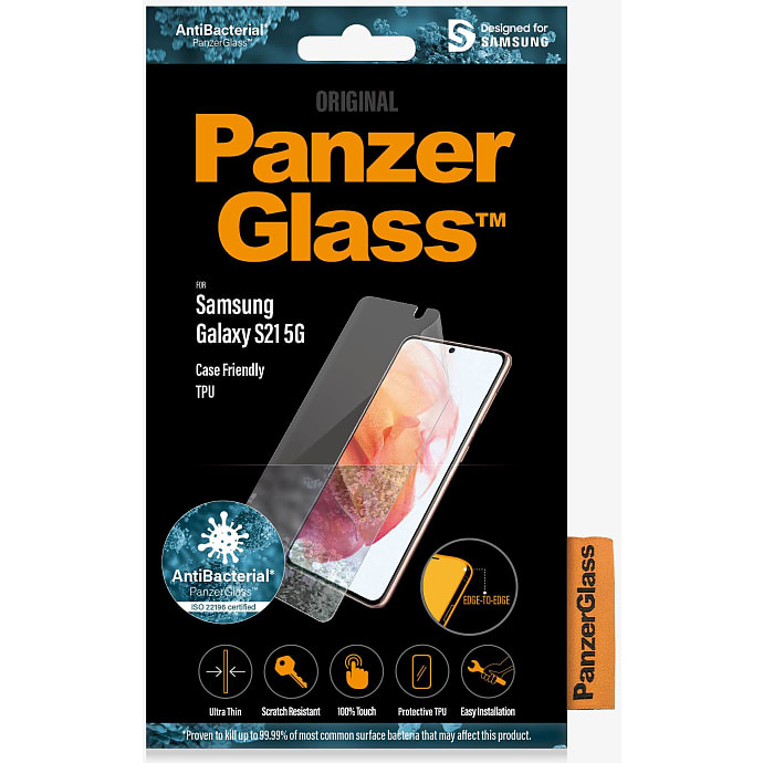 PanzerGlass Samsung Galaxy S21 skærmbeskyttelse