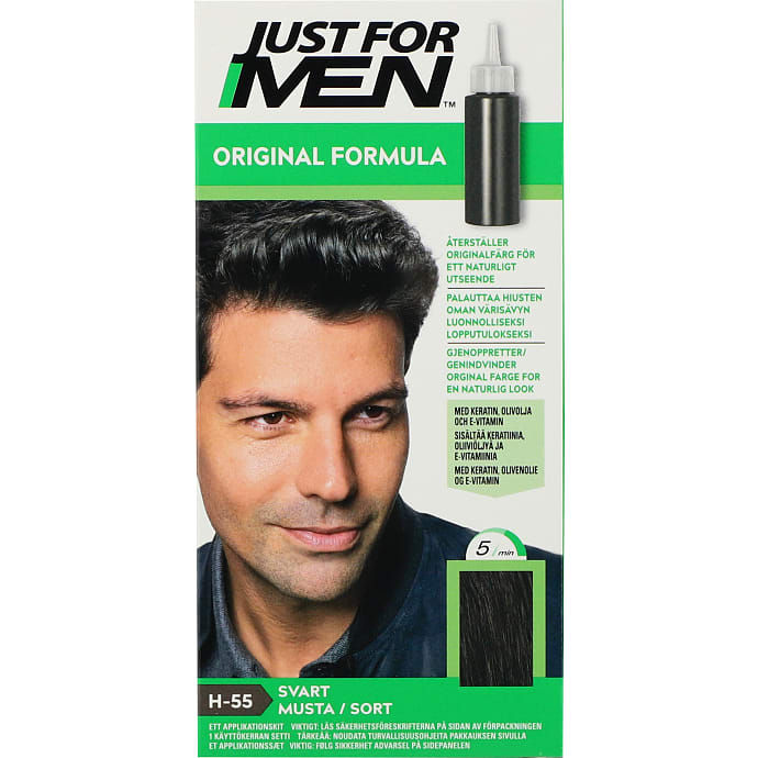Just For Men Permanent hårfarve H-55 sort