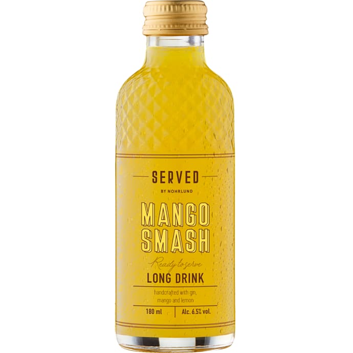 Cocktail m. gin og mangosmag øko