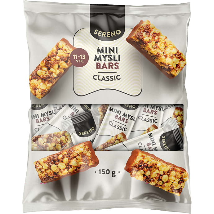 Müslibarer  m. chokolade