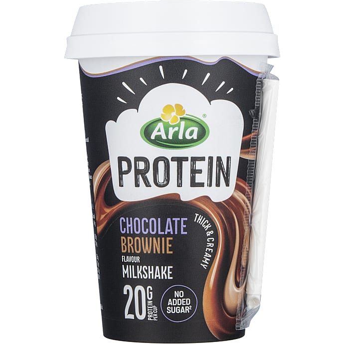 Protein milkshake m. brownie laktosefri