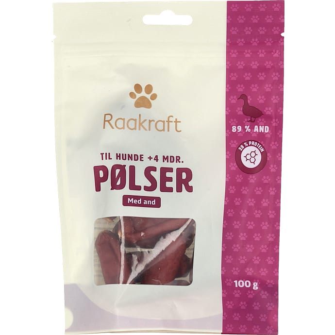 Raakraft Godbidder Pølser med And