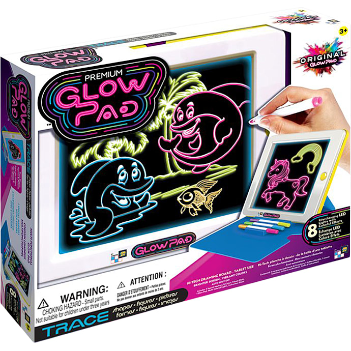 Glow Pad Tegnetavle m. LED lys