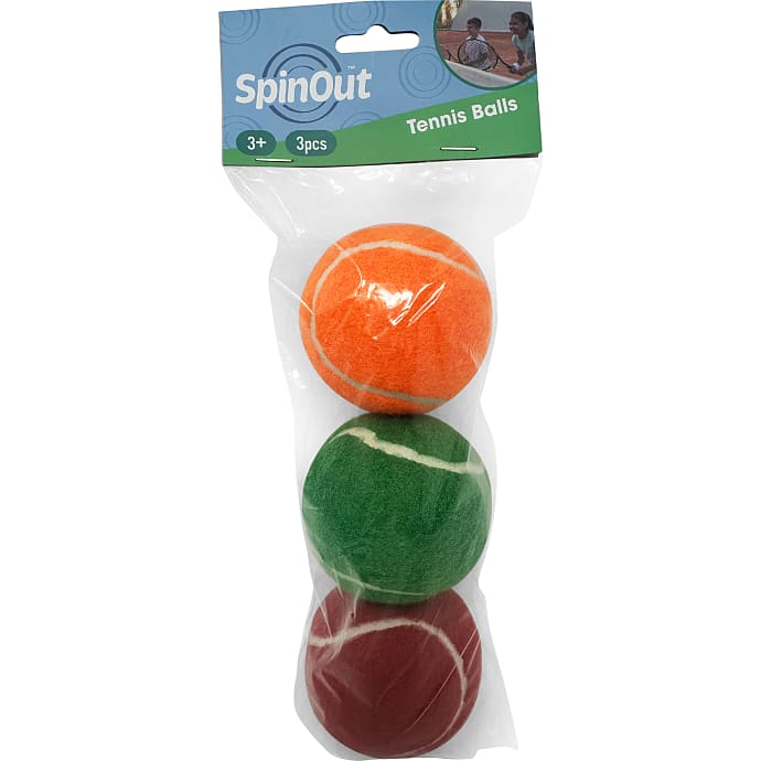 Spinout Tennisbolde 3-pak 1 stk.