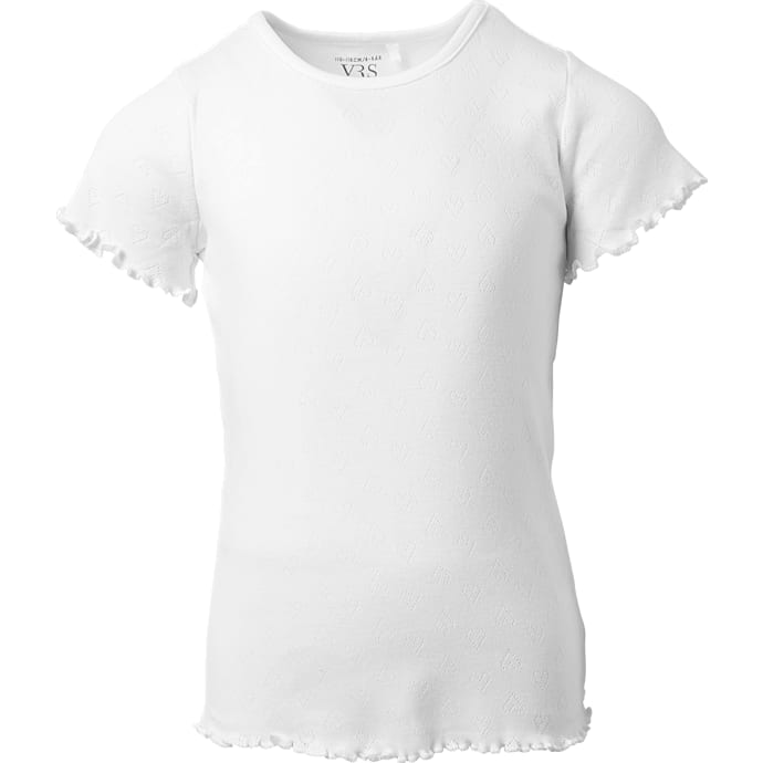 VRS Kids Basic T-shirt str. 122/128 hvid
