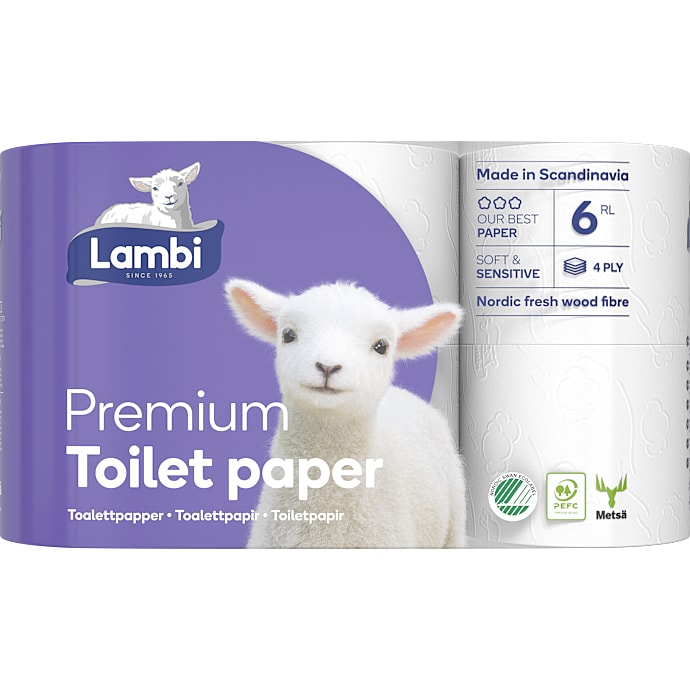 Toiletpapir 4-lags