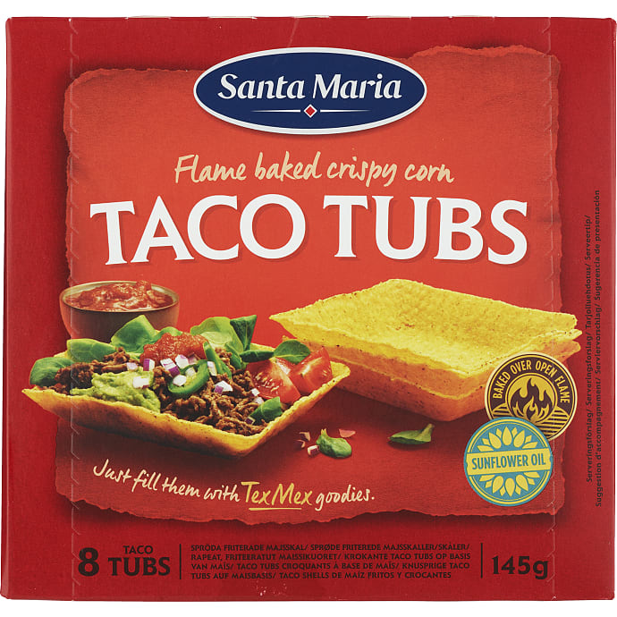 Santa Maria Taco Tubs