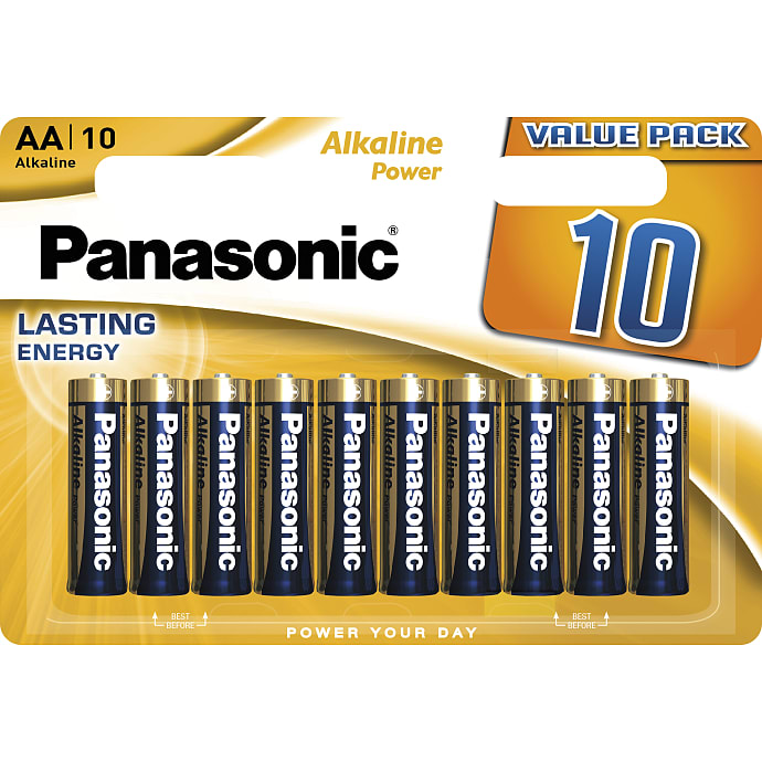 Panasonic AA-batterier 10-pak