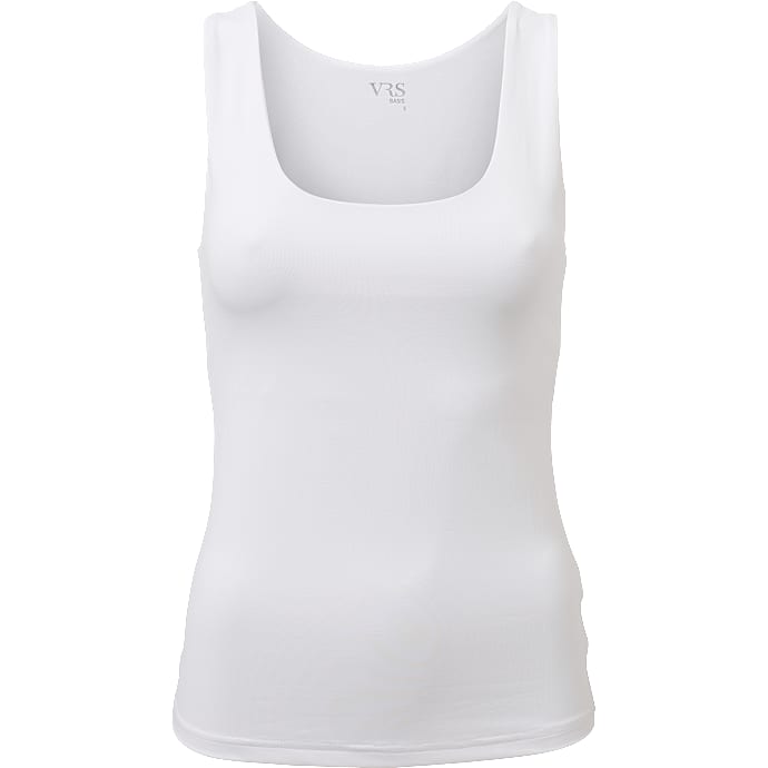 VRS Woman Basic vendbar tanktop str. M hvid