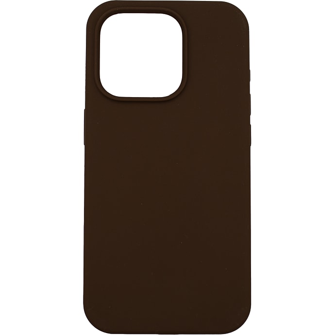 Leki iPhone Cover 15 Pro Silicone Espresso