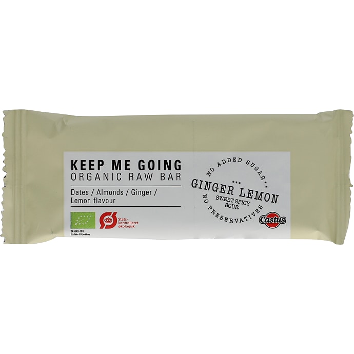 Rawbar m. ingefær og citronsmag øko