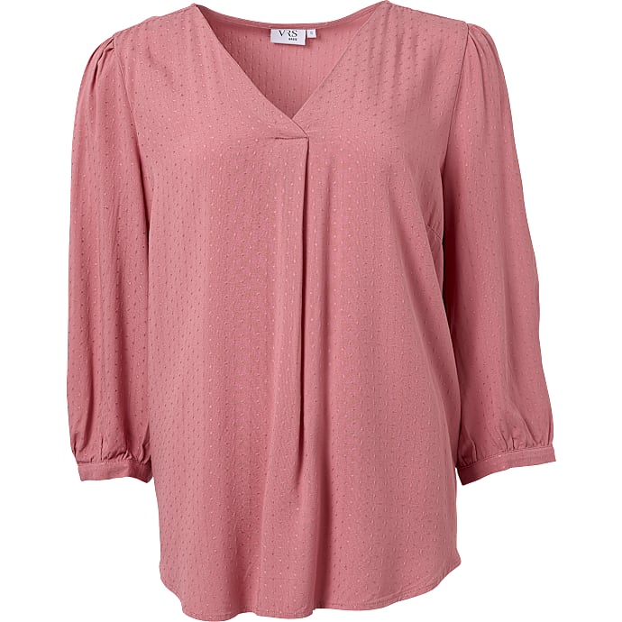 VRS Woman Basic Dame Bluse str. S Rosa