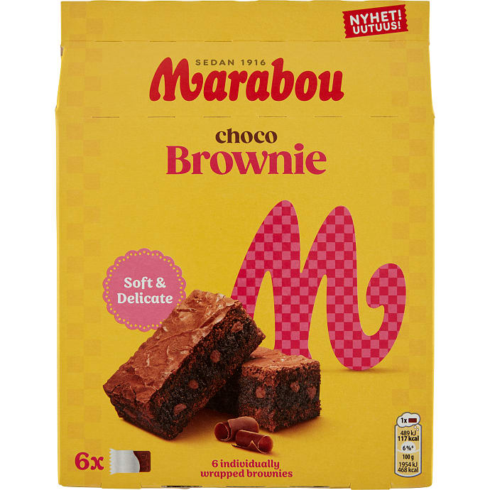 Brownie i stykker