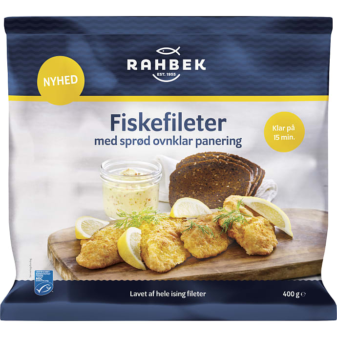 Rahbek Panerede Fiskefileter