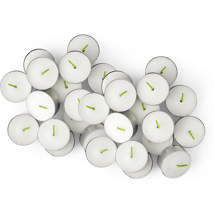 Nord Fyrfadslys Hvid 30 stk