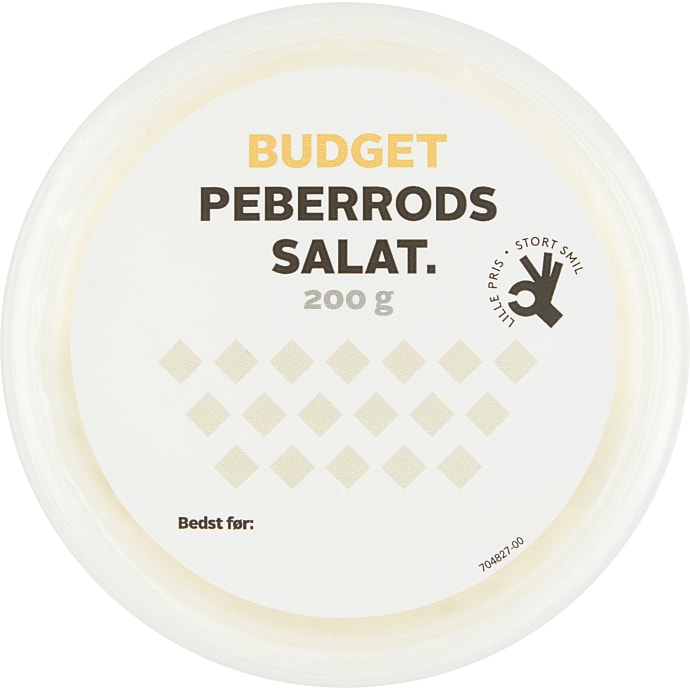 Budget Peberrodssalat