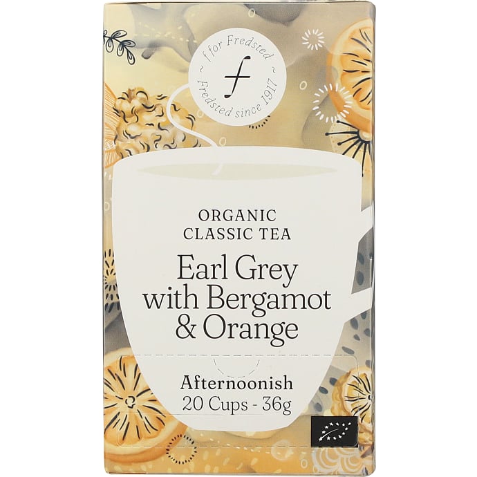 Sort te m. bergamot og appelsin øko