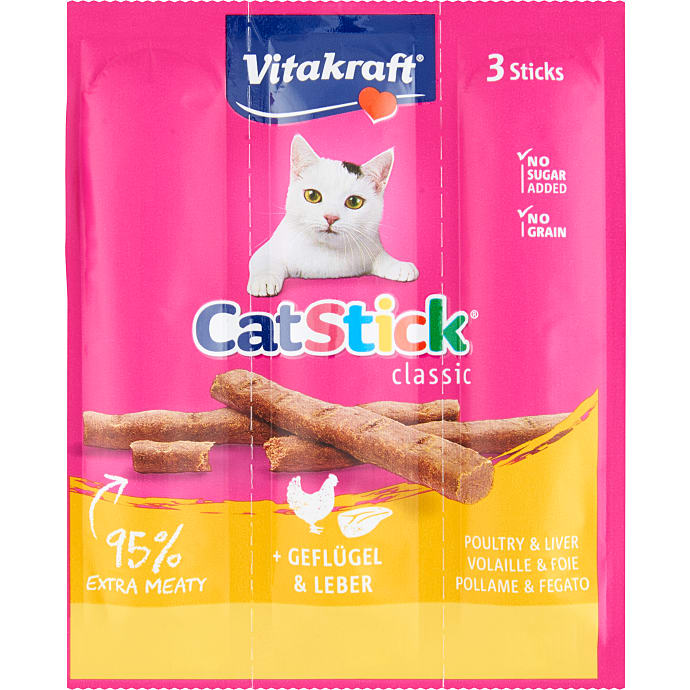 Vitakraft Snackstænger Fjerkræ og Lever