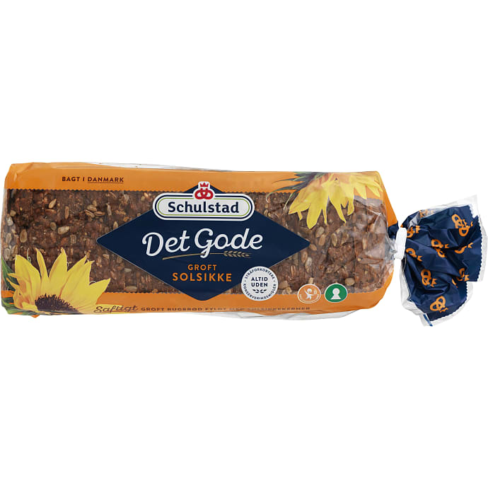 Grovkerne solsikkerugbrød