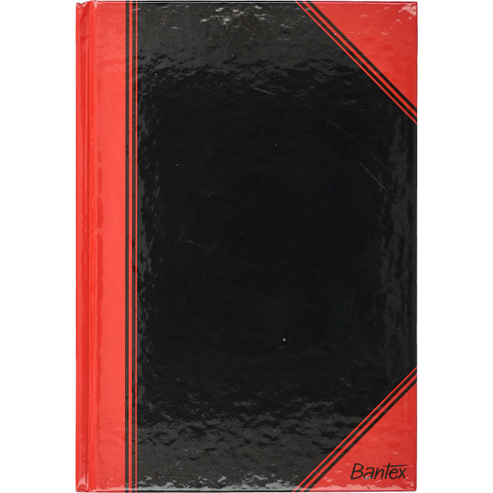 Kinabog A5 Sort/Rød 1 stk