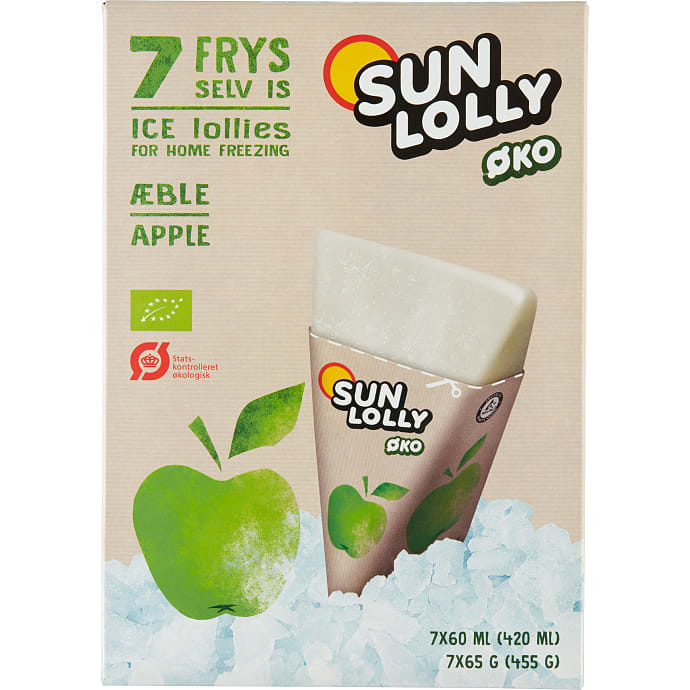 Frys-selv-is m. æblesmag øko