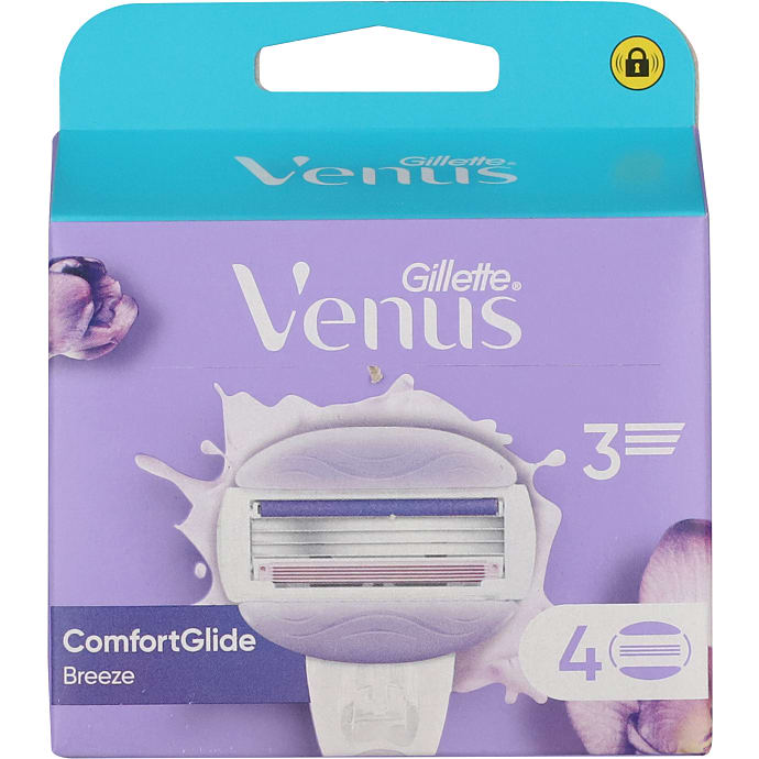 Gillette Barberblade 3-blads 4 stk