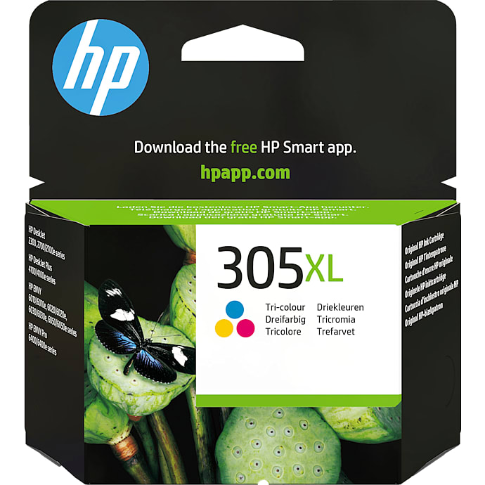 HP 305XL High Yield Tri-color Original printerblæk