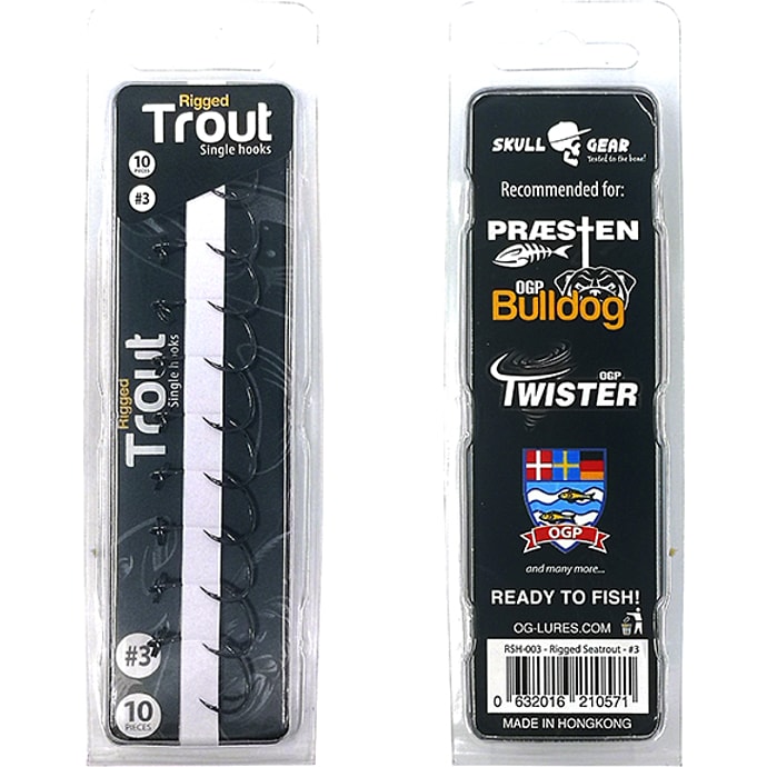 Skull Gear Rigged trout engelskrog #3