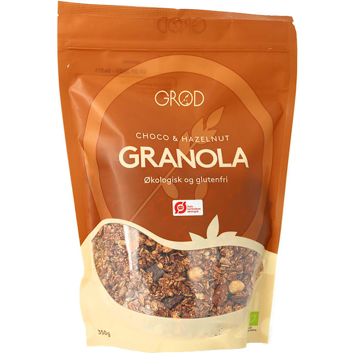 Granola m. chokolade og hasselnød øko