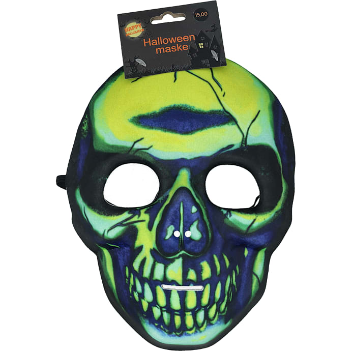 Halloween hård skummaske - flere varianter - assorteret