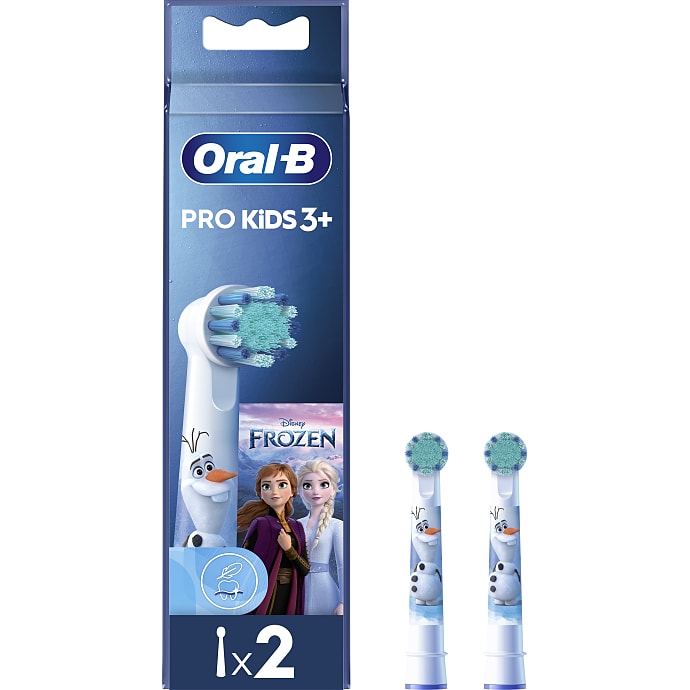 Oral-B Pro Kids 3+ tandbørstehoveder 2-pak - Frost