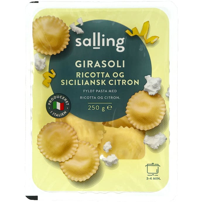 Girasoli m. ricotta og citron – produktbillede