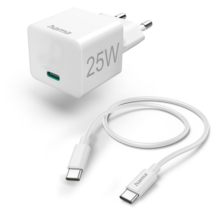 HAMA Ladekabel 25W Hvid