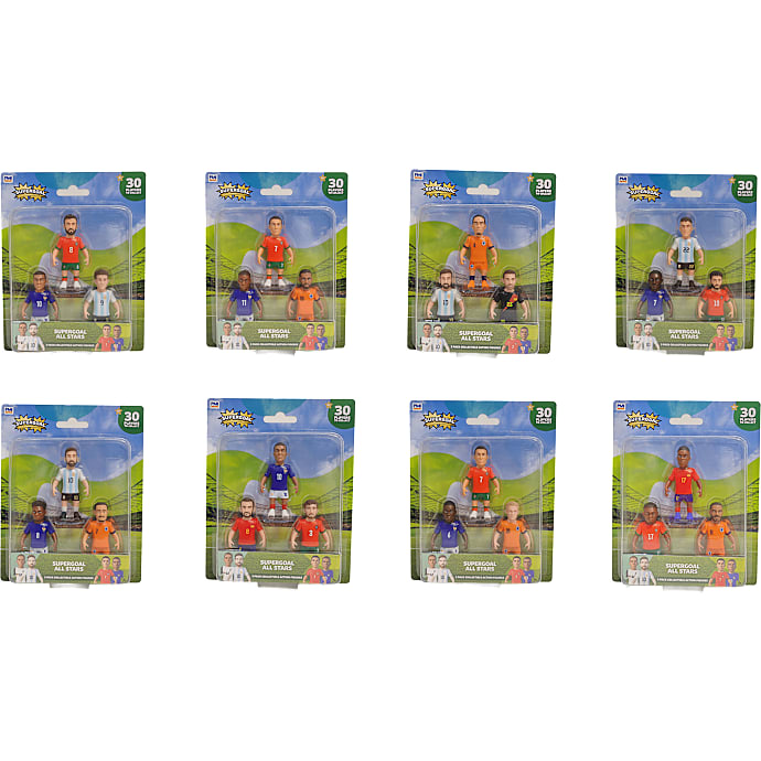 Supergoal mundial actionfigur 7,5 cm – flere varianter – assorteret