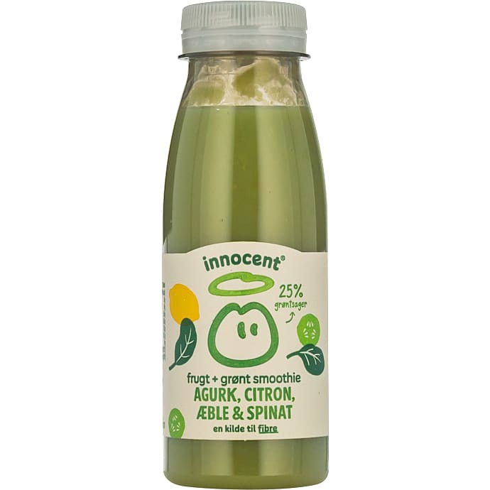 Innocent Smoothie m. spinat, agurk, æble og lime 250 ml