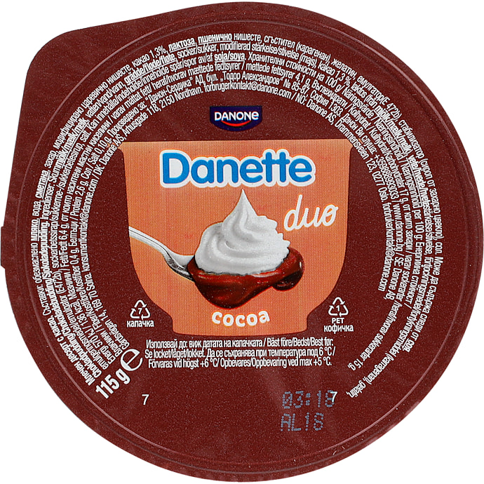 Danone Chokoladebudding 115 g