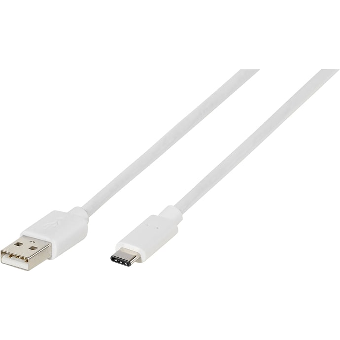 Vivanco USB-C/USB 2.0-kabel hvid