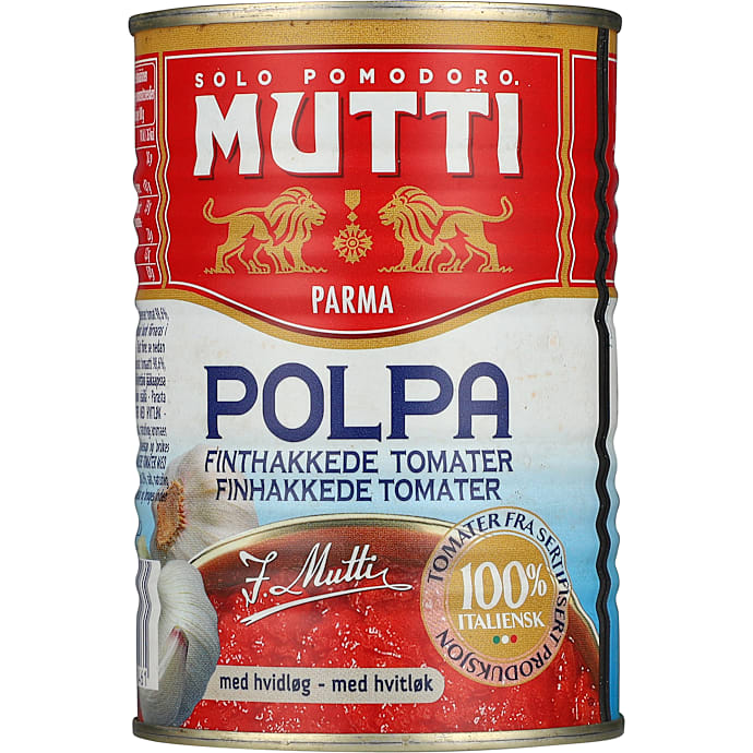 dåser hakkede tomater