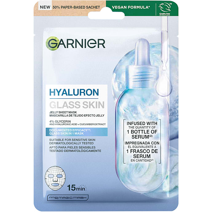 Glass Skin Jelly Sheet Mask serum m. hyaluronsyre