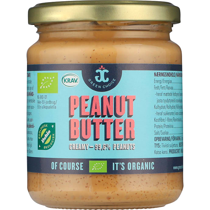 Green Choice Cremet Peanutbutter Øko 250 g