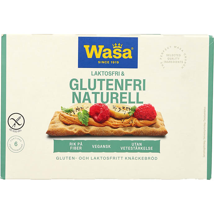 Knækbrød glutenfri laktosefri