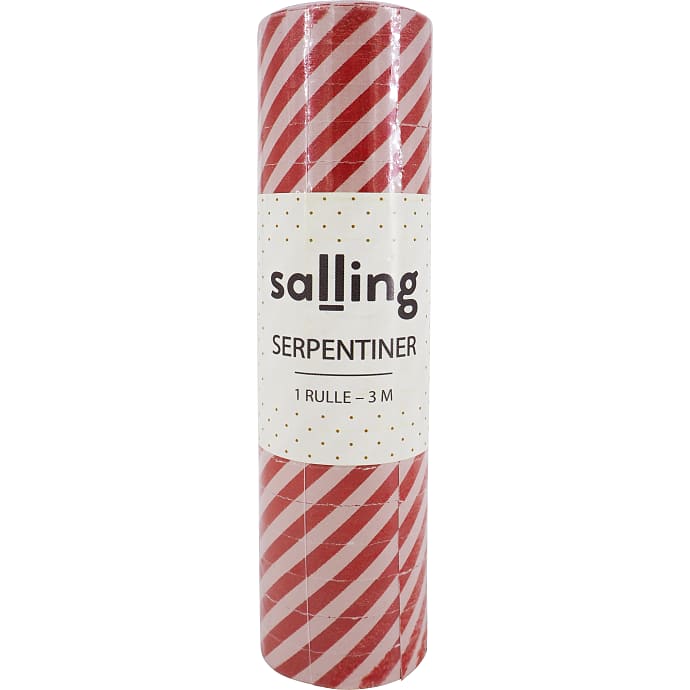 Salling Serpentiner Rød 3 m
