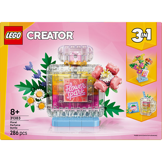 LEGO Creator 3-i-1 Blomsterpynt: Parfumeflaske 31383