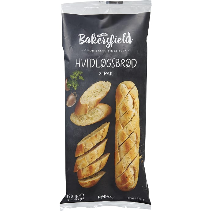 Bakersfield Hvidløgsbaguettes 350 g