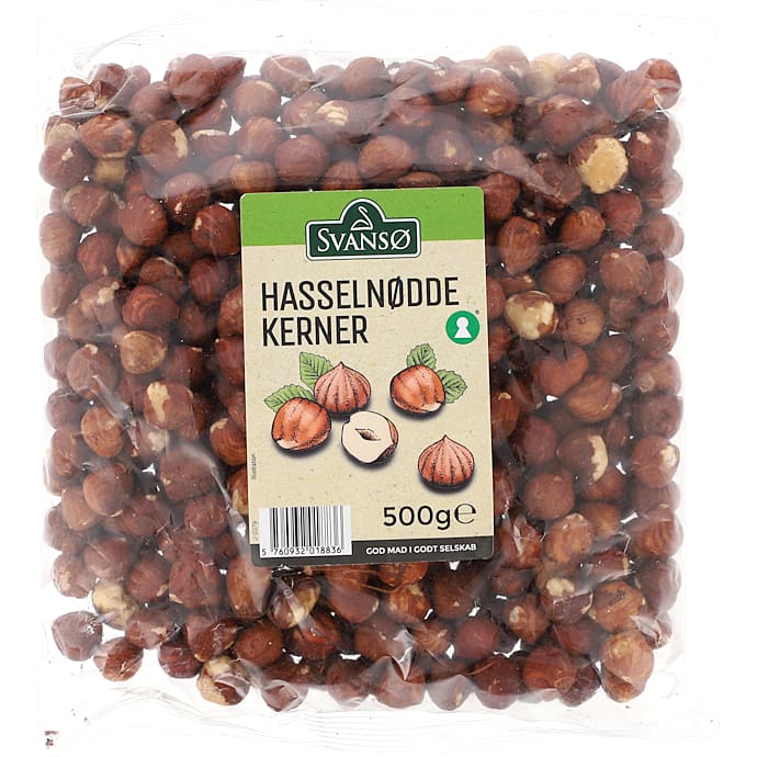 Hasselnøddekerner