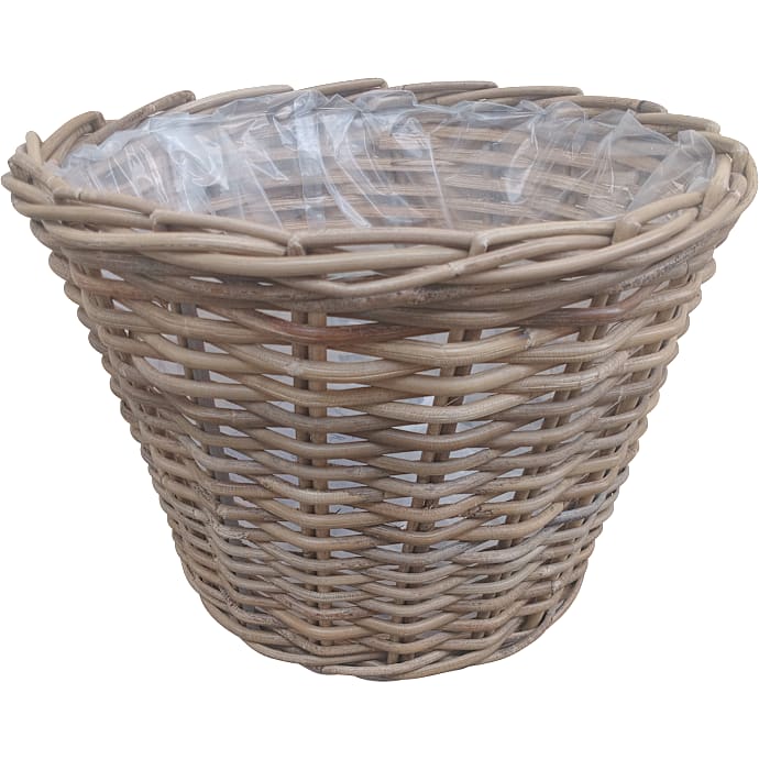 Nantes flettet kurv - stor - B: 38 x D: 38 x H: 28 cm